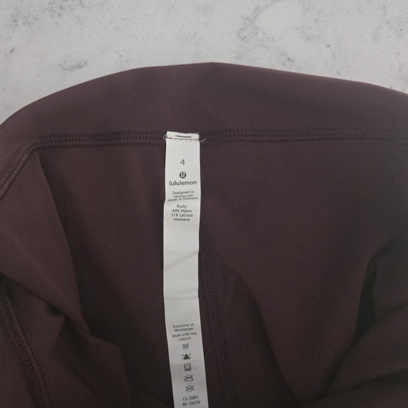 lululemon athletica High-Waist Leggings in Deep Wine - Picture 3 of 3